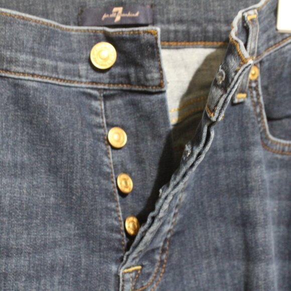 7 For All Mankind Button Fly Josefina Jeans (989) - Picture 4 of 11